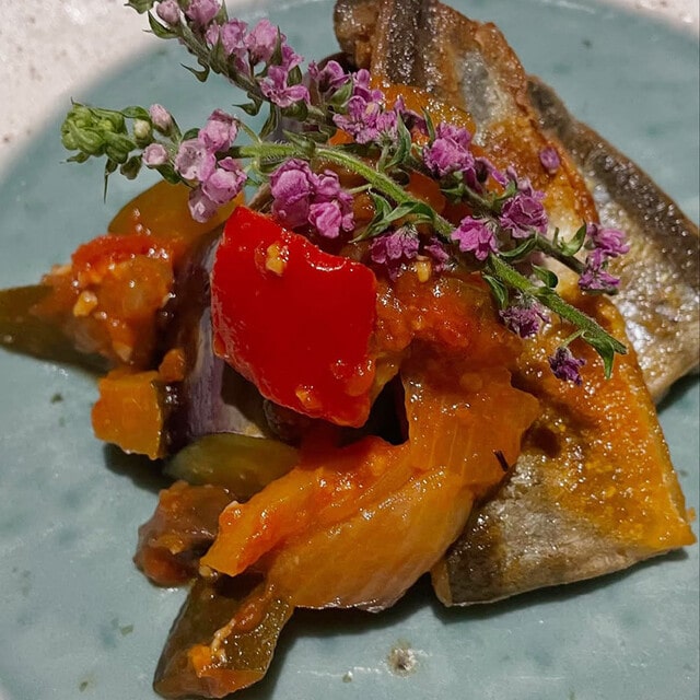 秋刀魚の味噌ガーリックバター