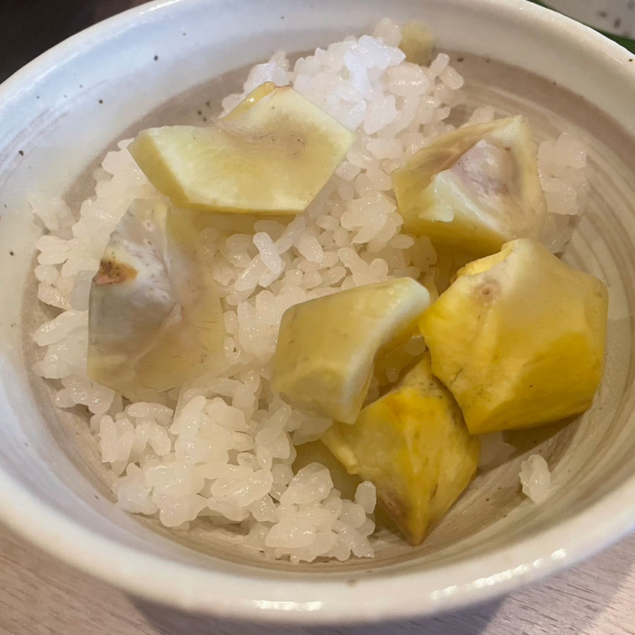 生くりの炊き込みご飯