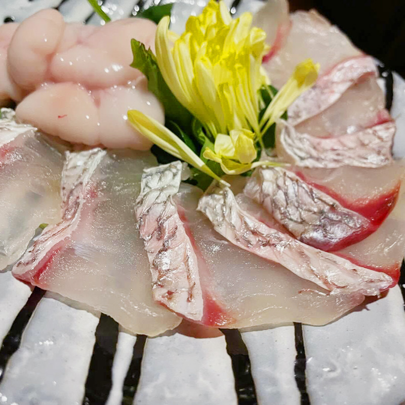 天然鯛の味噌しゃぶしゃぶ